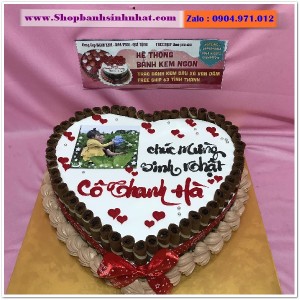 Bánh Sinh Nhật In Hình Ảnh - H373